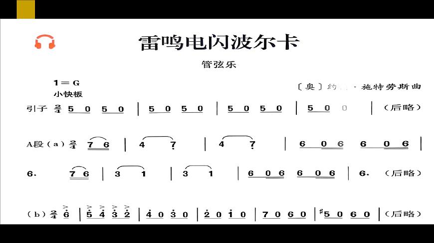 人音版七上第二單元《雷鳴電閃波爾卡》課件第7頁