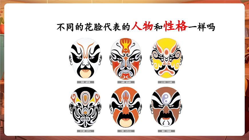 【新版教材】中學(xué)音樂(lè)人音版七年級(jí)下冊(cè)《唱臉譜》課件第5頁(yè)