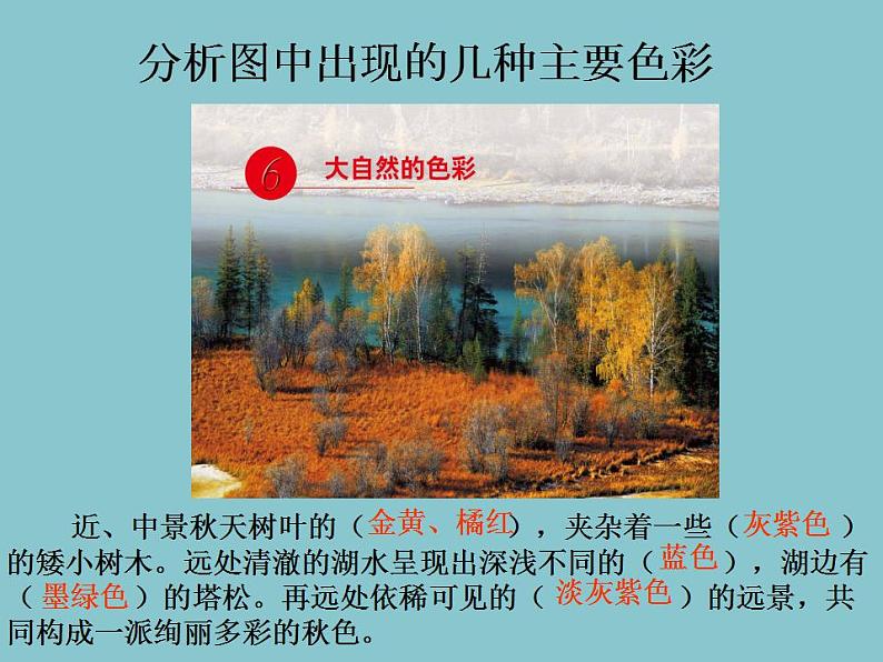 人美版初中美术七年级上册 《大自然的色彩》实用课件第2页