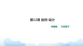 初中美术岭南版九年级下册12 自然·设计说课课件ppt