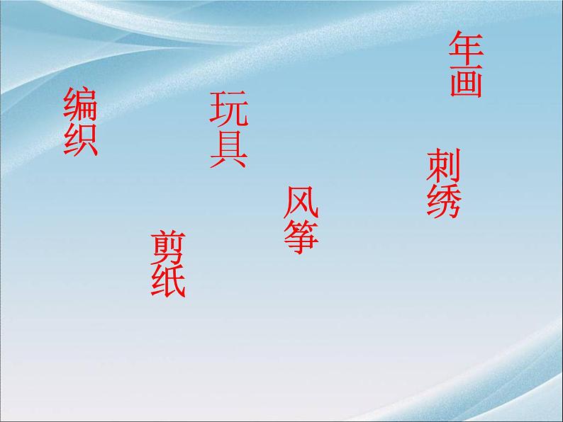 人教版九年级美术上册 第五单元 第1课 民间美术的主要种类-资源包【教学设计 课件 素材】02
