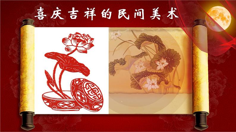 喜庆吉祥的民间美术_课件1第1页