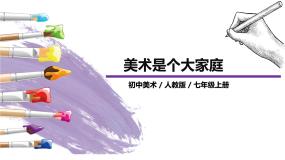 初中美术人教版七年级上册第2课 美术是个大家庭优质ppt课件