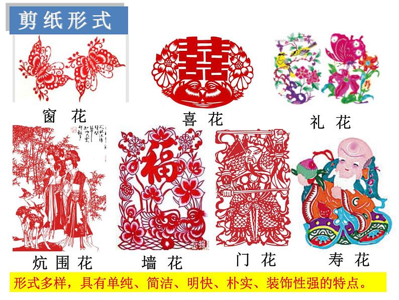 初中美术 湘美课标版 七年级上册《喜庆吉祥的民间美术——剪纸》 课件第5页