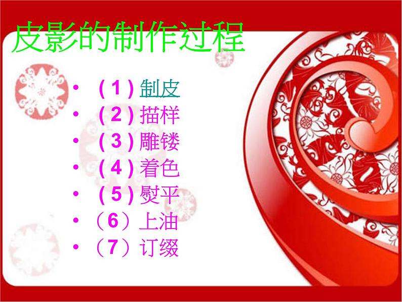 冀美版八年级下册 8.皮影艺术 课件第5页