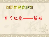 浙美版八年级下册美术课件 5.绚烂的民族服饰