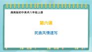 美术九年级上册6、民族风情速写优秀ppt课件