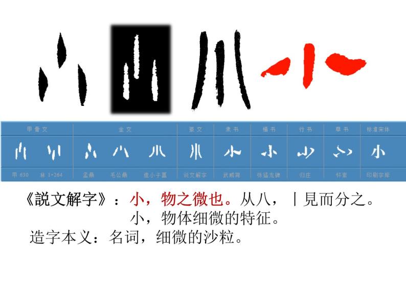 说文写字：大小多少 课件04