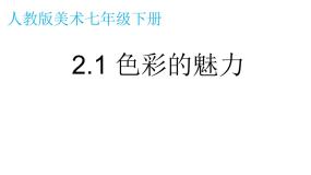 初中美术人教版七年级下册第1课 色彩的魅力说课ppt课件