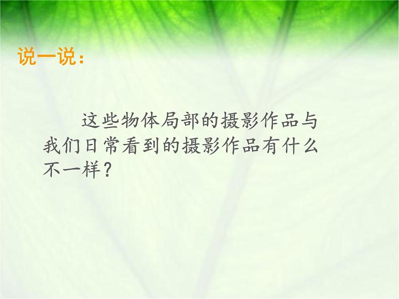 浙美版初中美术九年级下册 8.发现不一样的美 课件3第8页