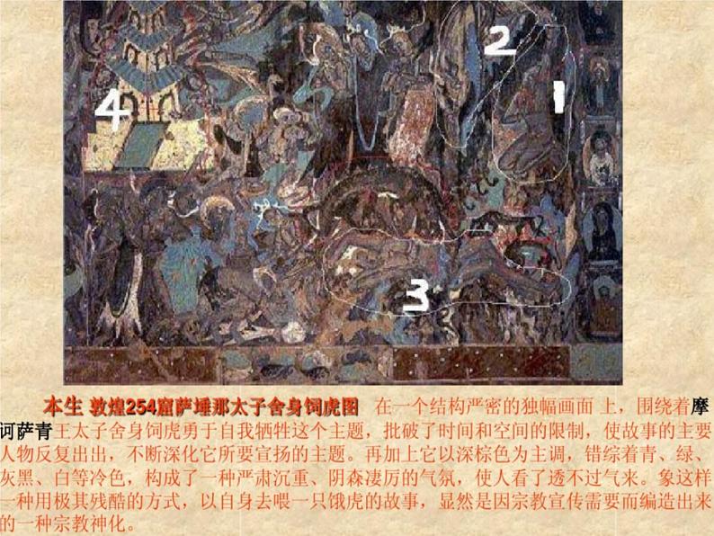 冀美版初中美术八年级上册 13.辉煌灿烂的敦煌石窟 课件05