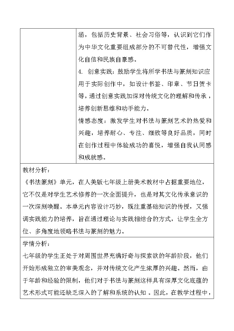 【大單元教學(xué)】人美版七年級(jí)上冊(cè)美術(shù)第1單元第2課《品篆刻之美》教學(xué)設(shè)計(jì)第2頁(yè)
