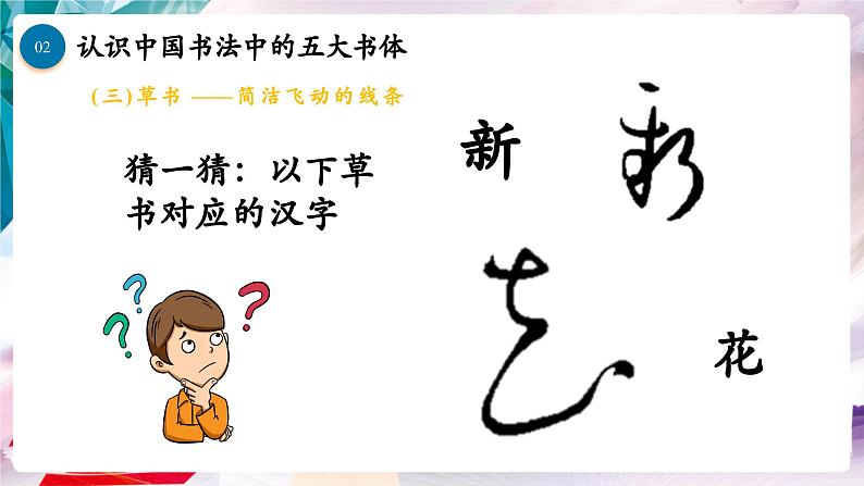 【核心素养】人美版七年级上美术第1单元第1课第2课时《赏书法之韵》课件第4页