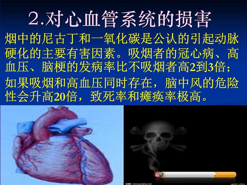 初中体育与健康 拒绝吸烟、酗酒吸烟的危害课件PPT06