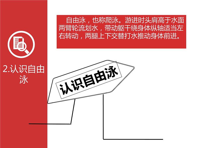 华东师大版八年级体育与健康全一册第五章游泳类运动 课件06