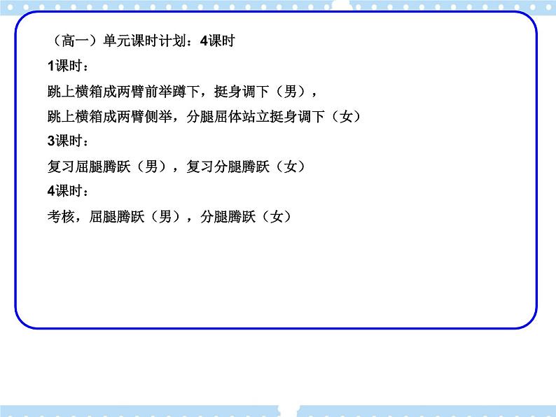 7.4横箱屈腿腾越 说课  课件第2页