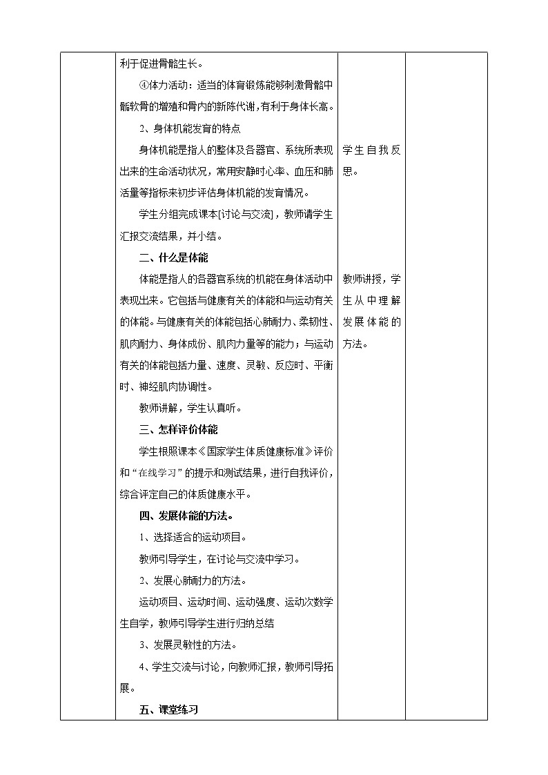 人教八年级 第一章《体育与健康理论知识》第一课时 课件+教案02