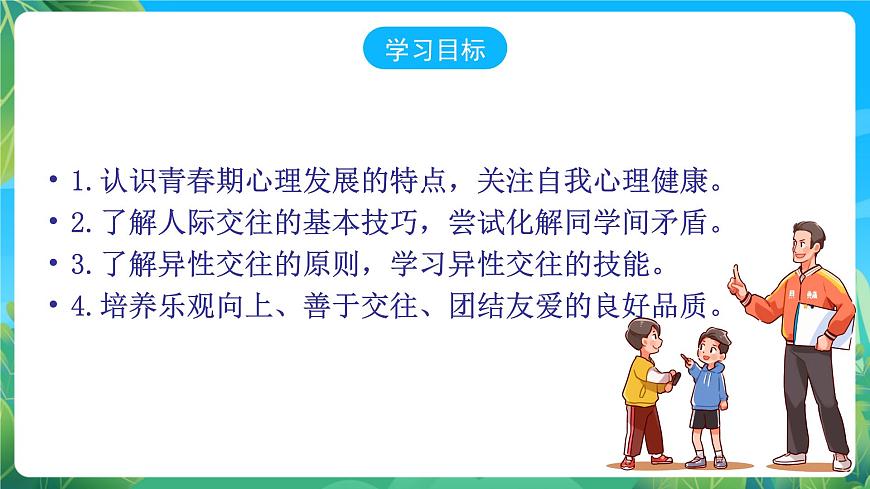 人教版八年級 體育與健康 第一章 第三節(jié) 學會與他人交往 課件第2頁