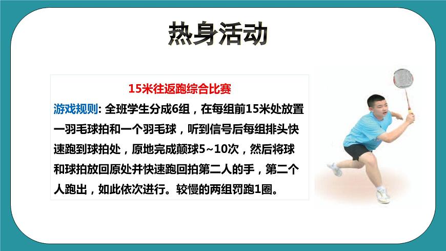 人教版體育九年級《羽毛球》課件第2頁