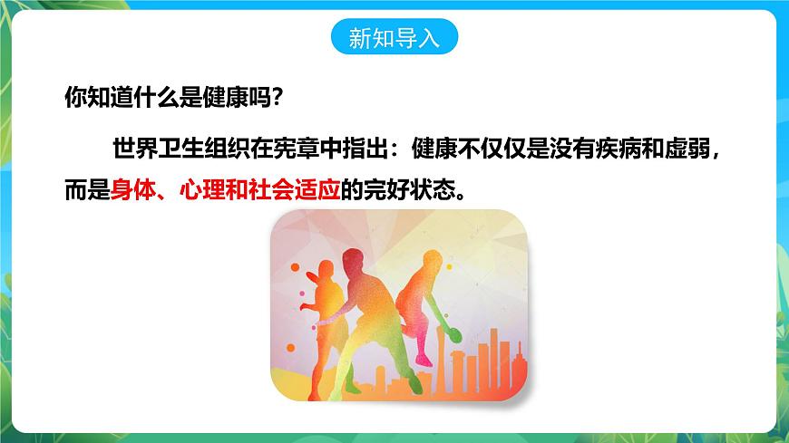 人教版體育七年級全冊 第一章《體育與健康理論知識》第1課時 生活方式與健康 課件第2頁