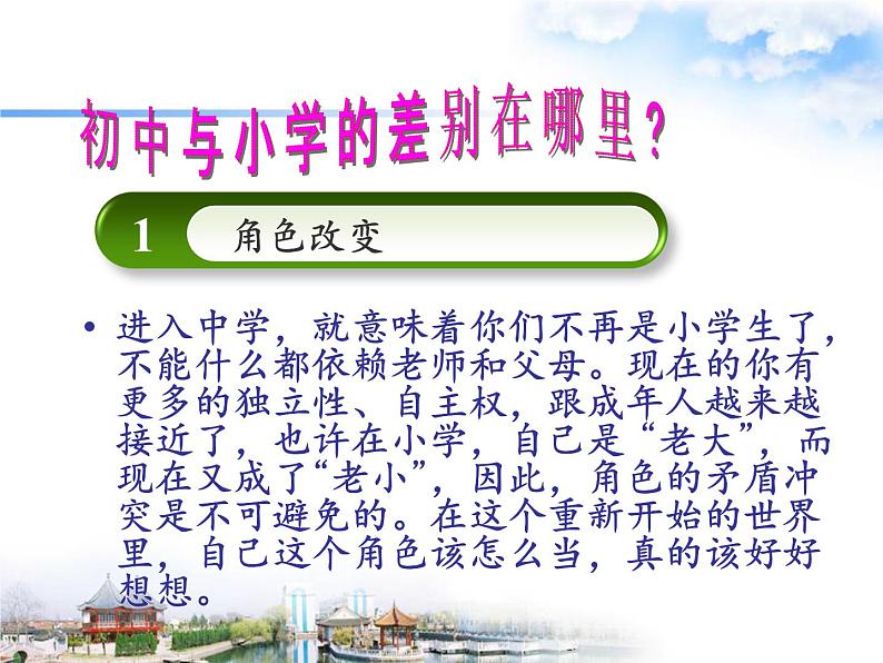 闽教版心理健康七年级 1 熟悉新学校 课件PPT第3页