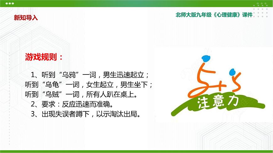 北師大版九年級心理健康6.《專心全攻略》教學(xué)課件PPT第2頁