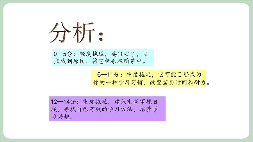 北師大八年級全冊心理健康8  直面拖延課件第6頁
