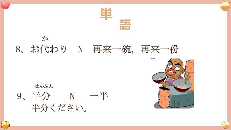 第4課 箸とスプーン 课件 人教版初中日语八年级第6页