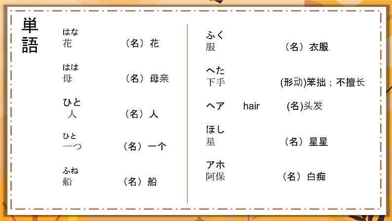 五十音图+や、ら行课件+初中日语人教版第一册02