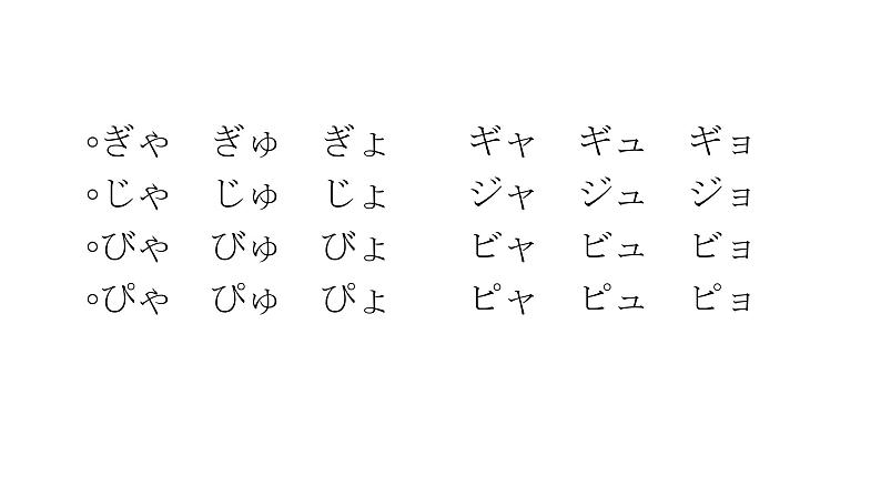 七年级第四课(1)拗音かえるの合唱人教版日语七年级课件PPT04
