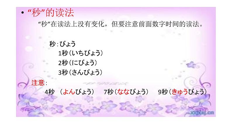 初中7年级第9课わたしの一日 人教版日语七年级课件ppt第4页