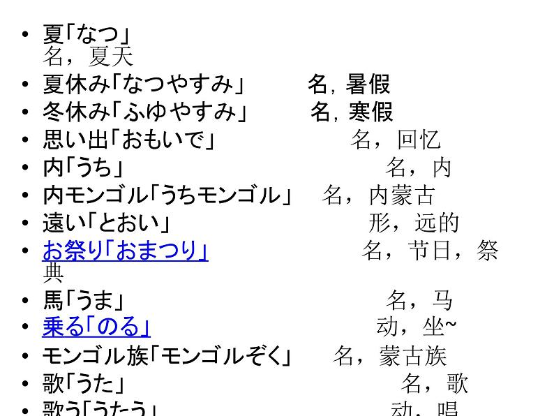 第十二課夏休みの思い出 课件 人教版日语七年级第2页