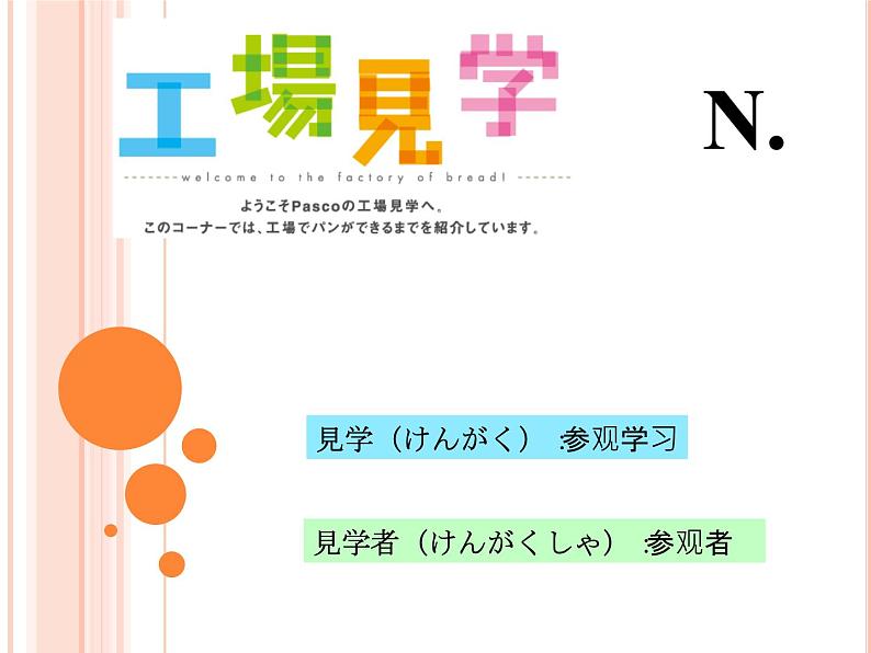 8年级第1课工場見学 课件 人教版日语八年级课件第2页