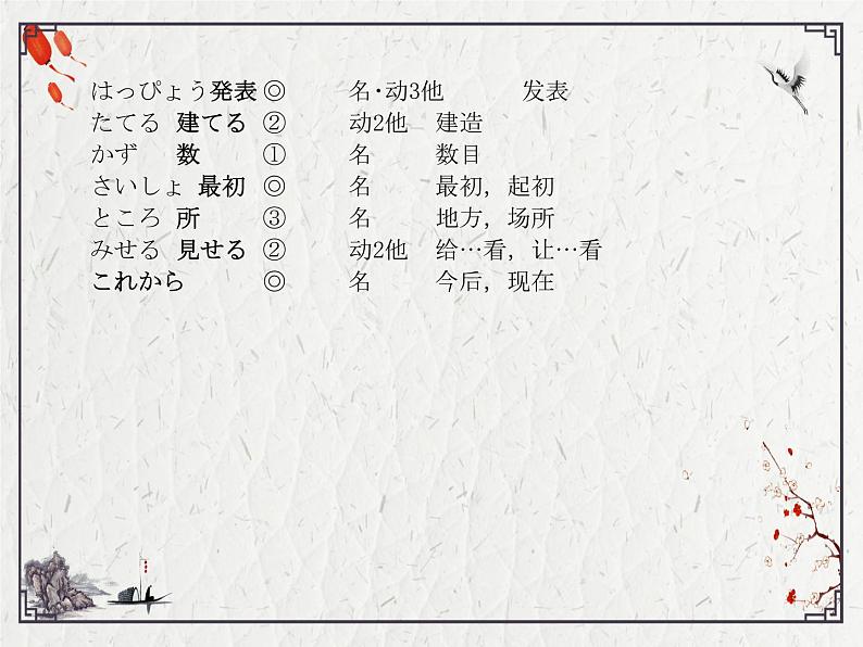 八年级第6课 発表の準備 课件 人教版日语八年级ppt02