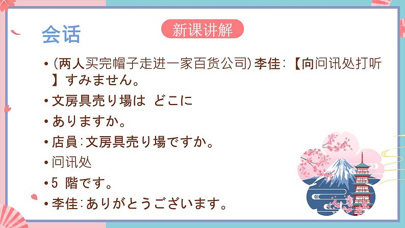 人教版日语七年级 第13课 《会话:買い物会话》第3课时 课件+教案+导学案08