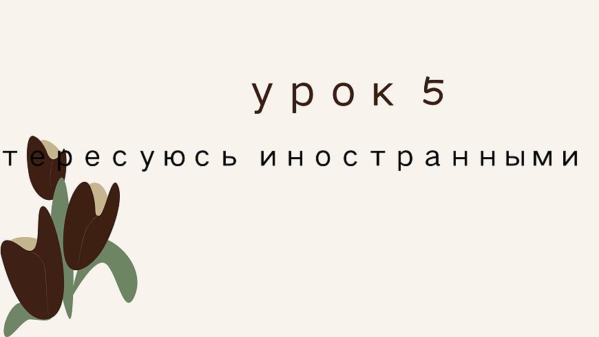 人教版初中俄語(yǔ)九年級(jí)全一冊(cè)урок5 課件第1頁(yè)