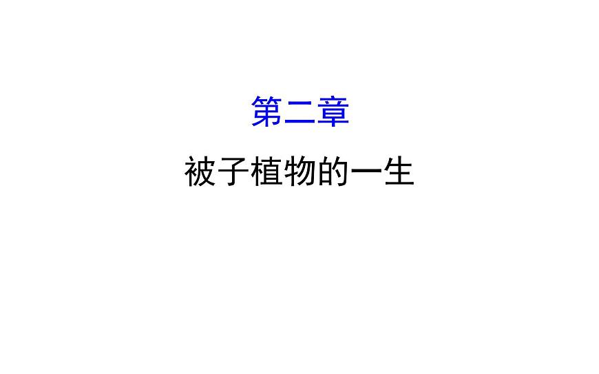 2021-2022學(xué)年人教版生物中考復(fù)習(xí)之被子植物的一生課件PPT第1頁(yè)
