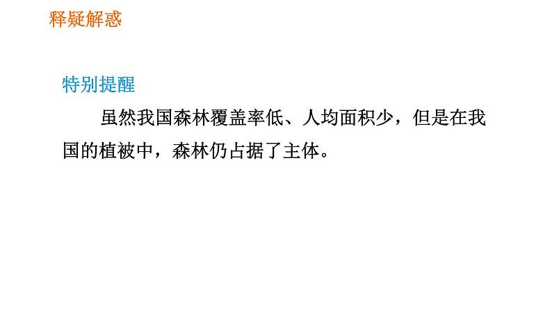 人教版七年级上册生物习题课件 第3单元 3.6 爱护植被,绿化祖国第6页