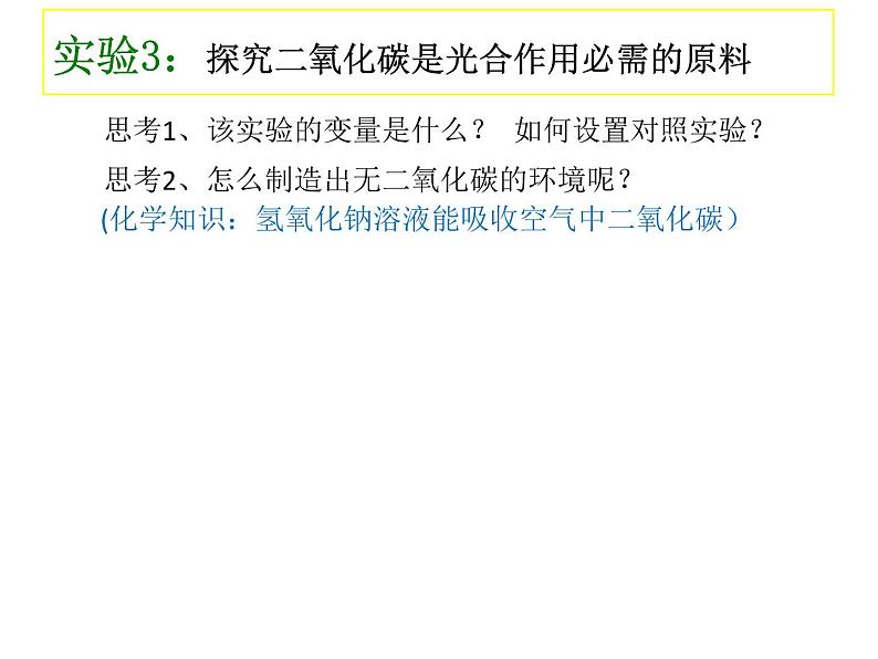 2021--2022学年北师大版生物七年级上册3.5.1 光合作用(2) 课件第5页