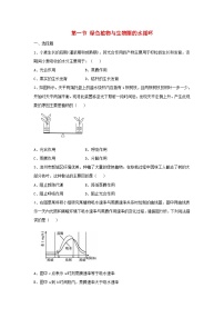 初中生物人教版 (新课标)七年级上册第三章 绿色植物与生物圈的水循环同步练习题