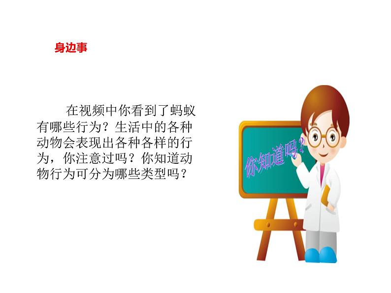 冀教版八上生物 4.2.2动物行为的类型 课件02
