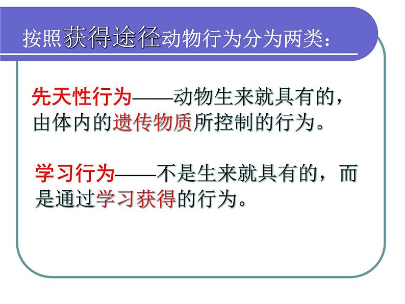 冀教版八上生物 4.2.3先天性行为和学习 课件第3页