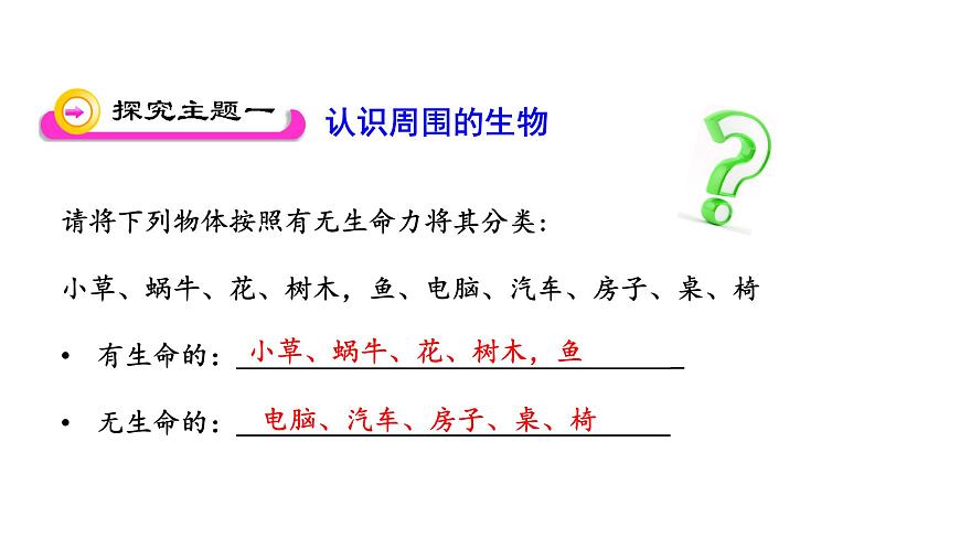 1.1  我們周圍的生物 教學課件 蘇教版七年級生物上冊第3頁