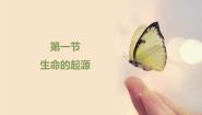 初中北京版第一节 生命的起源教课ppt课件