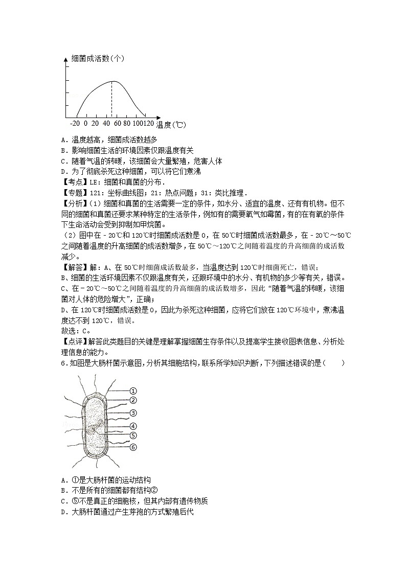 生物济南版七年级上第二单元第三章章末试卷2第3页