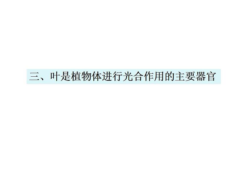北师大版生物七年级上册 5.1光合作用(第3课时) 课件第4页