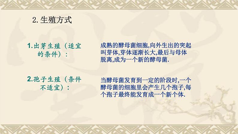 冀教版八年级上册 生物 课件 5.2.1 酵母菌和霉菌07