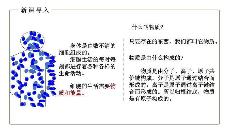 (人教版)初中生物七年级上册同步教学2.1.4 细胞的生活 (课件)03