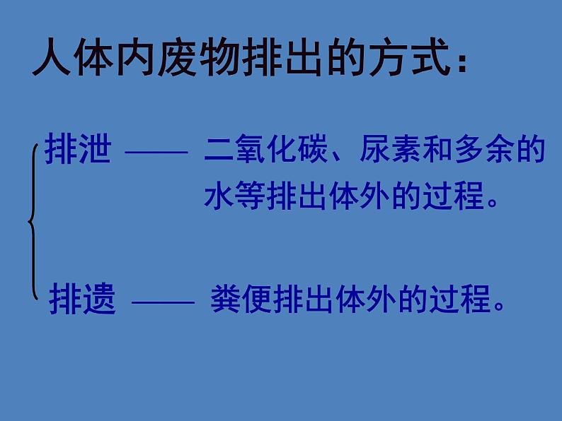 (新版新人教版)七年级下册4.5人体内废物的排出课件2(生物)第2页