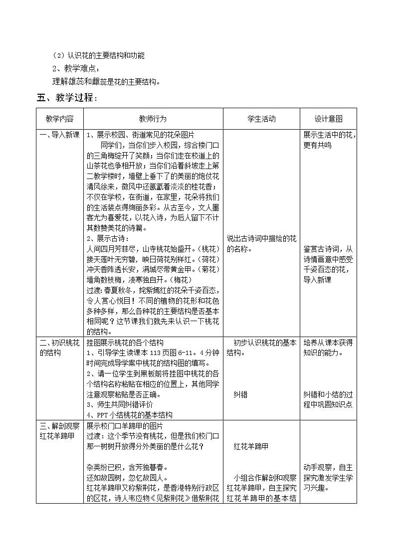 北师大版生物七年级上册 6.3 生殖器官的生长(教案)02